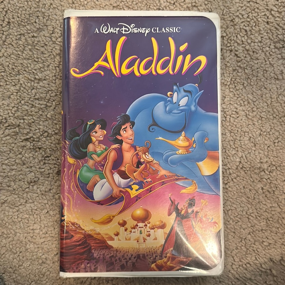 Walt Disney Aladdin VHS Tape